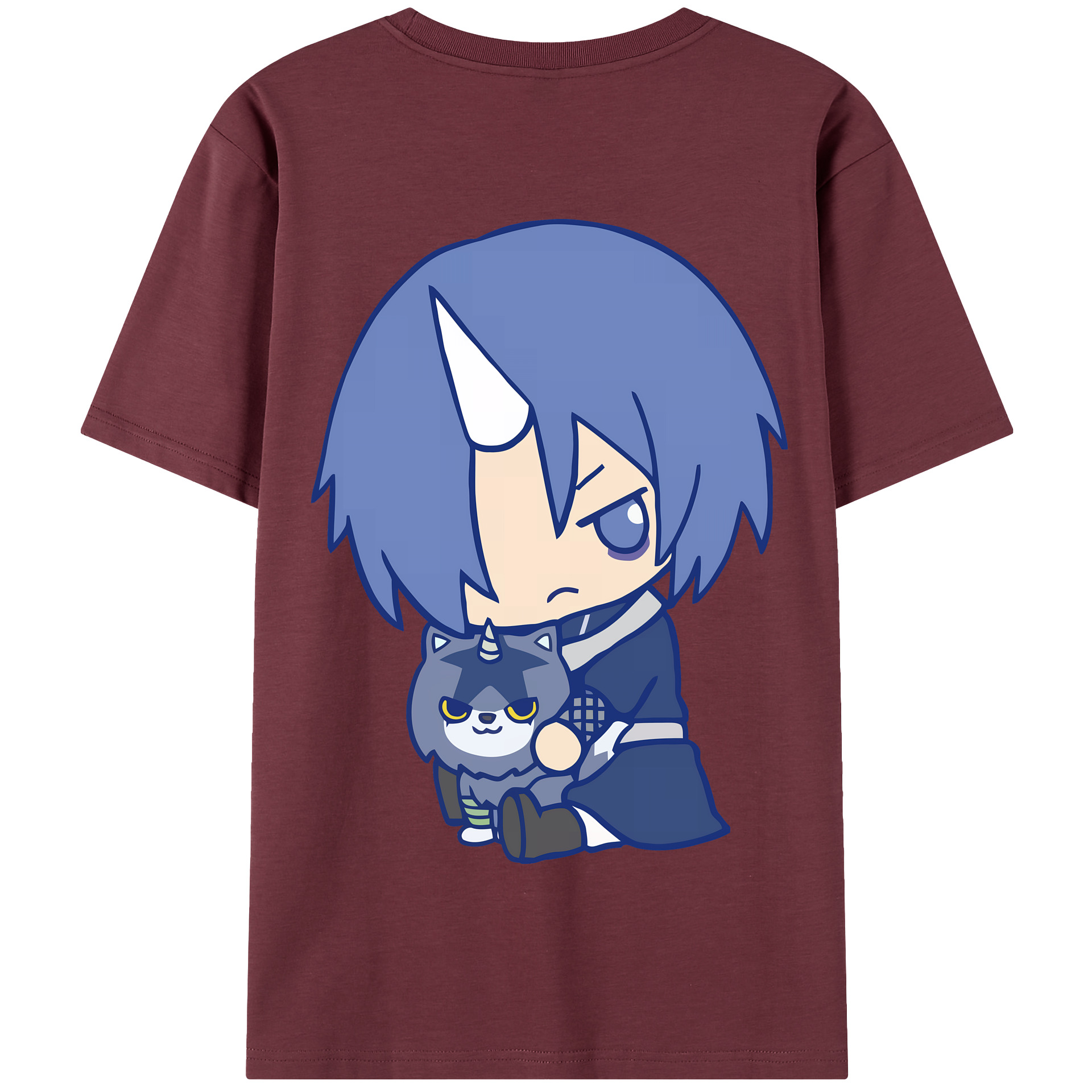 （画像用） 転スラ Regarding Reincarnated to Slime 綿100％半袖Tシャツ（背面プリント）